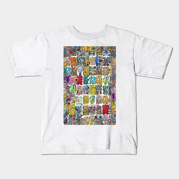 Graffitis graffitis 6 Kids T-Shirt by diegomanuel